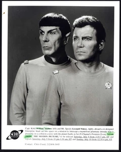 8 x 10 Pressefoto SCI-FI Kanal Star Trek WILLIAM SHATNER & LEONARD NIMOY - Bild 1 von 4