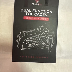Dual Function Toe Cages For Peloton Turbidity New - Picture 1 of 5