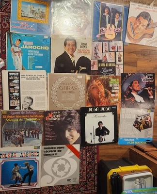 Lot of 17 Vintage Mexican & US Pressing 33rpm Vinyl Mariachi, Ranchera, Bolero Foto 1 de 4