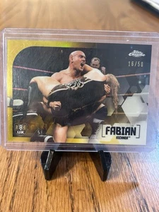 2020 Topps Chrome WWE Gold Refractor #D /50 Fabian Aichner #94 - Bild 1 von 2