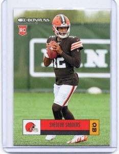 Shedeur Sanders 2025 Panini Donruss Throwback Retro Rookie #R05-SDS - Picture 1 of 2