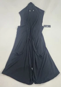 Kleid Shirt Strickjacke Damen M Medium Schwarz Taschen Ärmellos MA - Bild 1 von 10