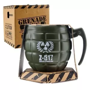 44505 HAND GRENADE 3D MILITARY WAR MUG NOVELTY COFFEE MUG TEA CUP - Bild 1 von 2