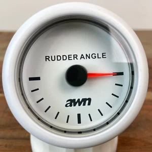 AWN Ruderlagenanzeige Ø 52mm weiß Ruderlage Anzeige 12/24 V Ruderstandsanzeige - Bild 1 von 5
