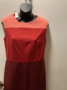 Talbots Women's Tri-color Casual Shift Dress, Sleeveless, Size 4 P Petite, NEW! - Picture 1 of 16