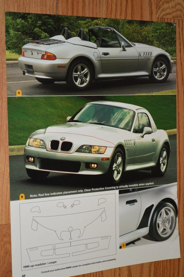 1999 BMW Z3 ROADSTER ORIGINAL DEALER ADVERTISEMENT PRINT AD-99 SILVER - Image 1 of 1