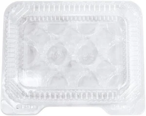 Mini Cupcake & Muffin Behälter Klar Klappschale Einweg Cupcake Halter Tablett - Bild 1 von 1