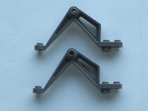 2 x LEGO Dark Gray Support Leg Small Insectoids Ref 30211 Set 6905 6456 6909 - Picture 1 of 1