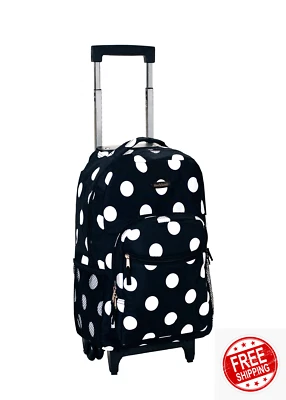 Mochila con ruedas para niñas viaje escolar mango retráctil con ruedas Foto 1 de 2