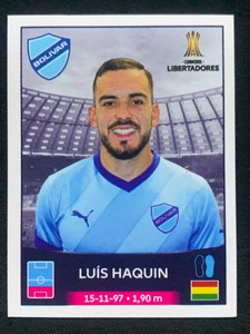 2023 PANINI CONMEBOL Copa Libertadores Sticker #157 LUIS HAQUIN - BOLIVAR