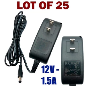 Lot of 25 OEM Netgear AD2032F10 AC/DC Adapter 12V 1.5A for Netgear Router Modem - Picture 1 of 6