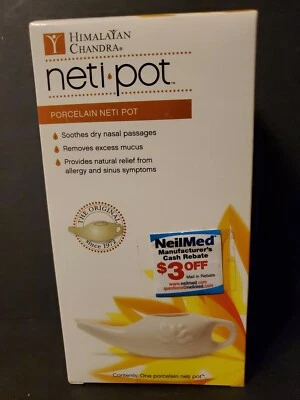 Himalayan Chandra Porcelain Neti Pot  - Image 1 of 4