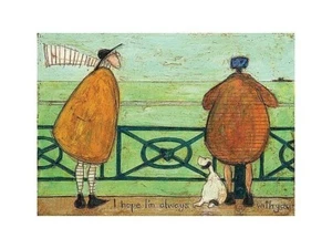 I Hope I'm Always With You ART PRINT by Sam Toft Image Size 12 1/4" x 8 3/4" - Picture 1 of 1