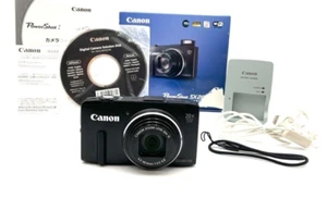 Cámara digital Canon Powershot SX280 HS negra 12,1 MP 20x zoom con batería - Imagen 1 de 7