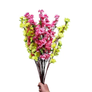10PCS Cerezo en Flor Flowers Artificial Peonía Artificial Flowers Ramo Rama - Imagen 1 de 13