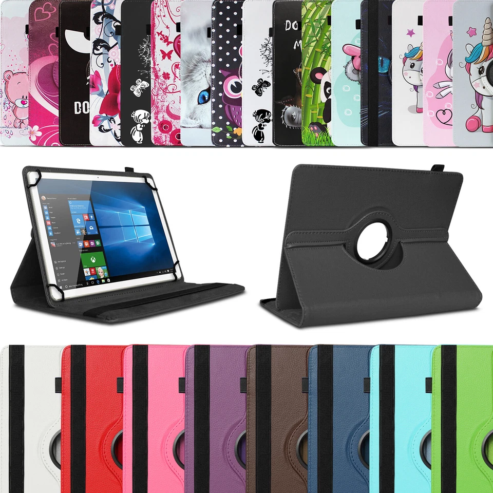 Vodafone Tab Prime 6 / 7 Tablet Tasche Schutz Hülle Cover Schutzhülle Drehbar  - Bild 1 von 1