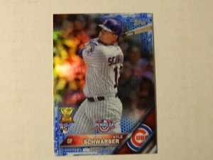 2016 Topps Opening Day Blue Foil Rookie Card of Kyle Schwarber. - Cubs/ Phillies - Picture 1 of 1