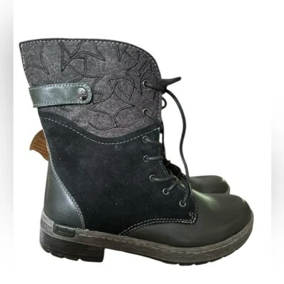 Jambu Hemlock Black Leather Water Resistant Lace Up Boots - Size 7 - Image 1 of 4