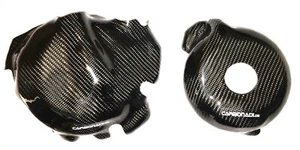 KTM 790 DUKE + ADVENTURE 2018 2020  2x CARBON KUPPLUNGSDECKEL LIMADECKEL COVER  - Picture 1 of 5