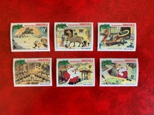 DOMINICA 1981 MNH DISNEY CHRISTMAS FATHER SANTA CLAUS WORKSHOP ELVES REINDEER