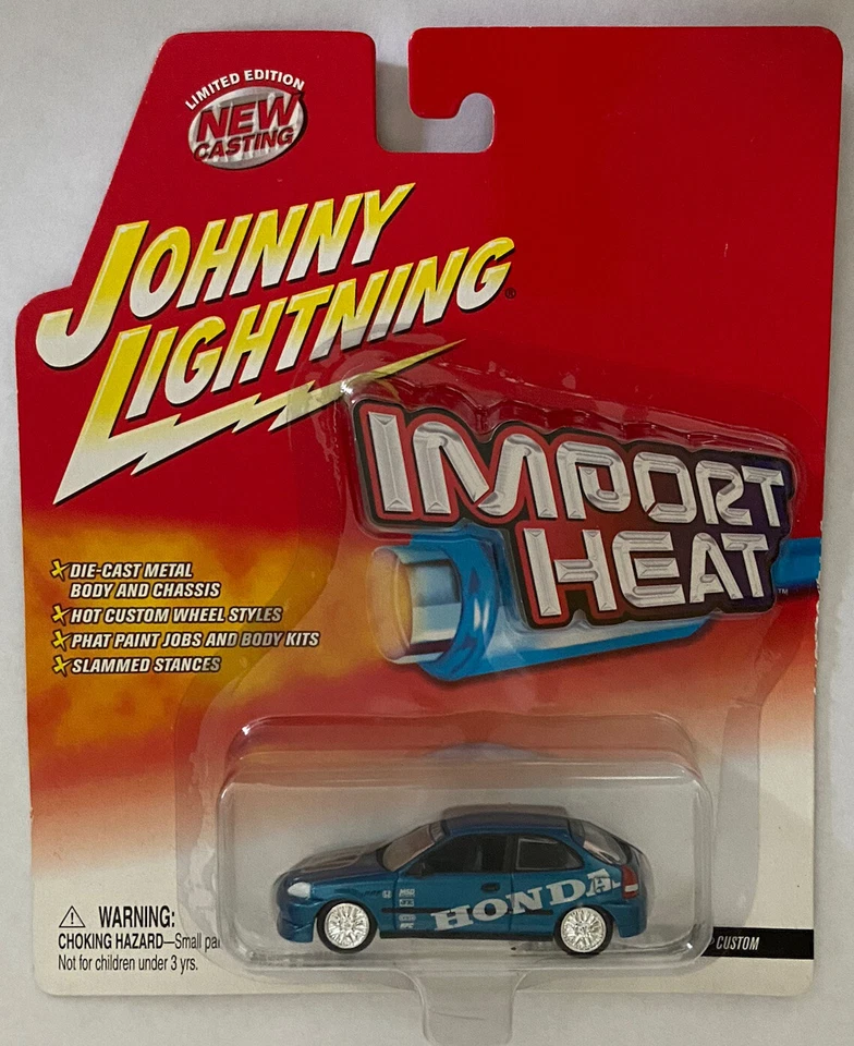 Johnny Lightning JL Acura Integra Custom IMPORT Heat White Fast Furious 1 64