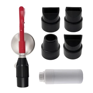 Air Sandblaster Kit 2.5 Bar Max Pressure ABS Plastic with Feed Cup Nozzles - Picture 1 of 9