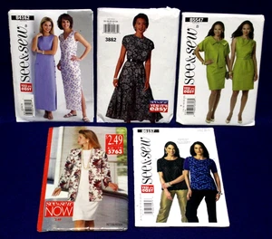 SEE & SEW UNGESCHNITTEN U-Pick Kleid Jacke Top Muster Misses Übergröße 6-24 - Bild 1 von 11