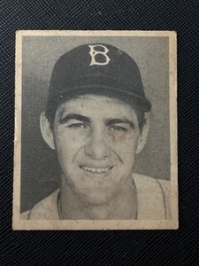 1948 BOWMAN BASEBALL CARD #41 REX BARNEY RC BROOKLYN DODGERS EX - Picture 1 of 2