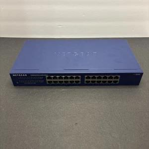 NETGEAR ProSafe JGS524 v2 24-Port Gigabit Ethernet Switch – Tested - Zdjęcie 1 z 11