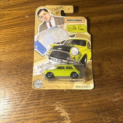Matchbox Mini Cooper con RR"s Mr. Bean Long Live The Bean Foto 1 de 4