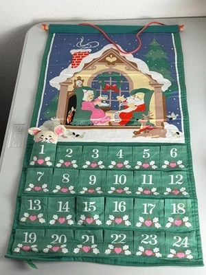 Vintage Avon Countdown to Christmas Advent Calendar with  Mouse Ships Fast - Image 1 of 4