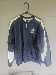 Vtg Majestic Orem Owlz Mesh Baseball Warm Up Jersey Mens XXL Blue Pre Owned #3 - Picture 1 of 11