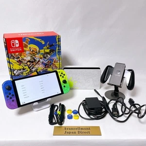 【Excelente】 Consola Nintendo Switch Edición OLED Splatoon3 Modelo Japón Probado - Imagen 1 de 16