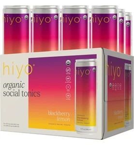 Tónico social orgánico mora limón paquete de 12 - N.A. Refresco con adaptógenos - Imagen 1 de 9