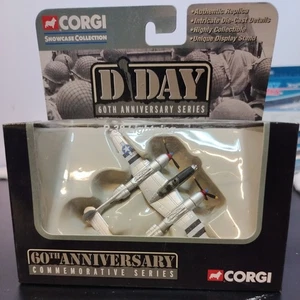 CORGI D-DAY 60TH ANNIVERSARY P-38 LIGHTNING - Picture 1 of 5
