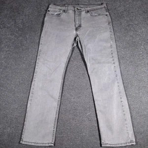 Levi's 511 Herren Straight Leg Jeans Light Wash Denim Grau 36x30 Grunge Skater - Bild 1 von 7