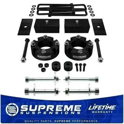 3" Front 2" Rear Lift Kit Cam Caster Bolts Diff Drop For 07-21 Toyota Tundra 4WD - Image 1 of 4