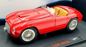 Hot Wheels Elite escala 1/18 diecast L2989 - Ferrari 166 mm - rojo - Imagen 1 de 5