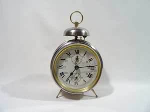 ANCIEN REVEIL COMTOIS MECANIQUE A CLOCHE CLOCK PENDULUM OROLOGIO - Picture 1 of 10