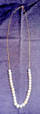 CADENA de 22" de oro amarillo de 14k "Añadir una perla" con 29 perlas Foto 1 de 4