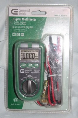Multímetro digital elétrico comercial #MS8232B 600V novo no pacote - Imagem 1 de 3