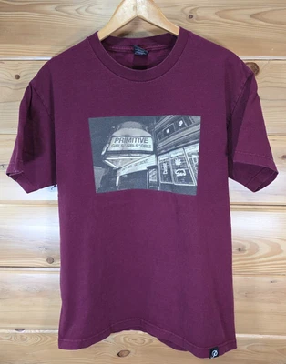 Primitive T Shirt Men Large Girls Girls Girls 24/7 Get Bent Fade Stain - Image 1 of 4