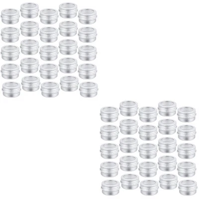  2 Pieces Kleine Weckgläser Mit Deckel Mini Reise-Make-up-Behälter - Bild 1 von 4