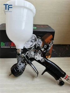 TE20 1.3mm Nozzle PRO Copper Gravity Feed Paint Gun Spray Gun 600ML CUP New - Picture 1 of 10