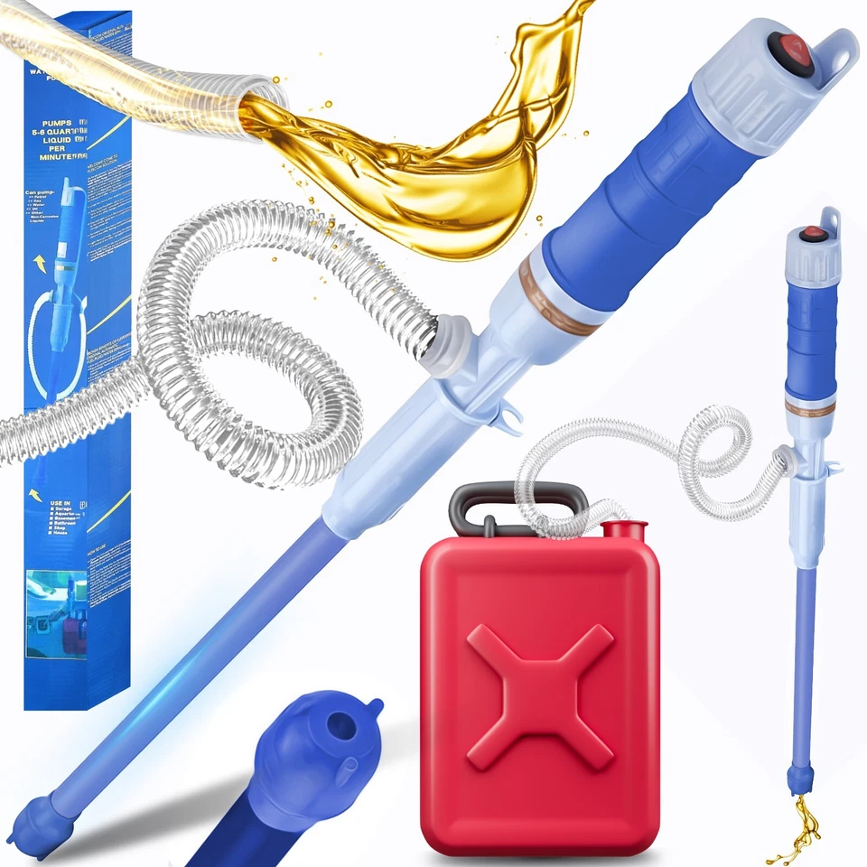 Fasspumpe Kanisterpumpe Elektrische Handpumpe Pumpe für Wasser Benzin Diesel - Bild 1 von 4