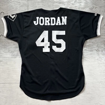 VTG Russell Athletic Diamond Collection Chicago White Sox Jordan Sewn Jersey 48 - Image 1 of 4