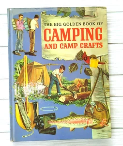 VTG Big Golden Book of Camping & Camp Crafts 1964 Golden Press 7th Print EXC!!!! - Imagen 1 de 13