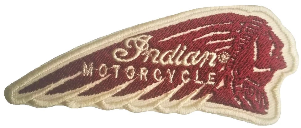 Chaleco de motociclista indio parches bordados chaqueta de motociclista apliques insignia  Foto 1 de 1