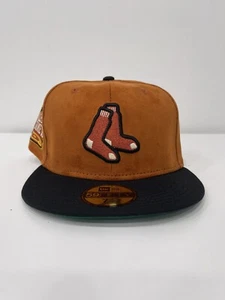 Boston Red Sox New Era Hat Club S’Mores Suede ‘99 All Star Fitted Cap Hat 7 1/8 - Picture 1 of 6