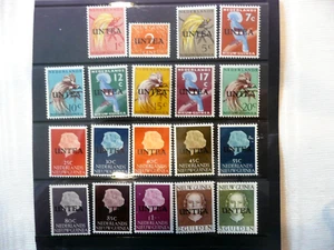 U.N. WEST NEUGUINEA SC. #1a-19a "UNTEA" AUFDRUCKE 2. DRUCK - POSTFRISCH LH 14,99 $ - Bild 1 von 1
